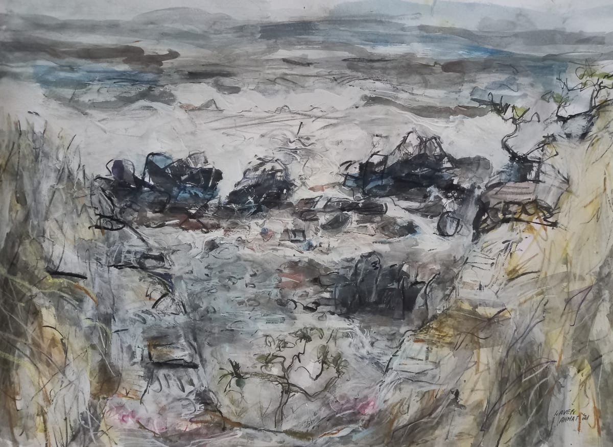 Southerly Squall, Slade Point by Lyn Laver-Ahmat, Image 1.