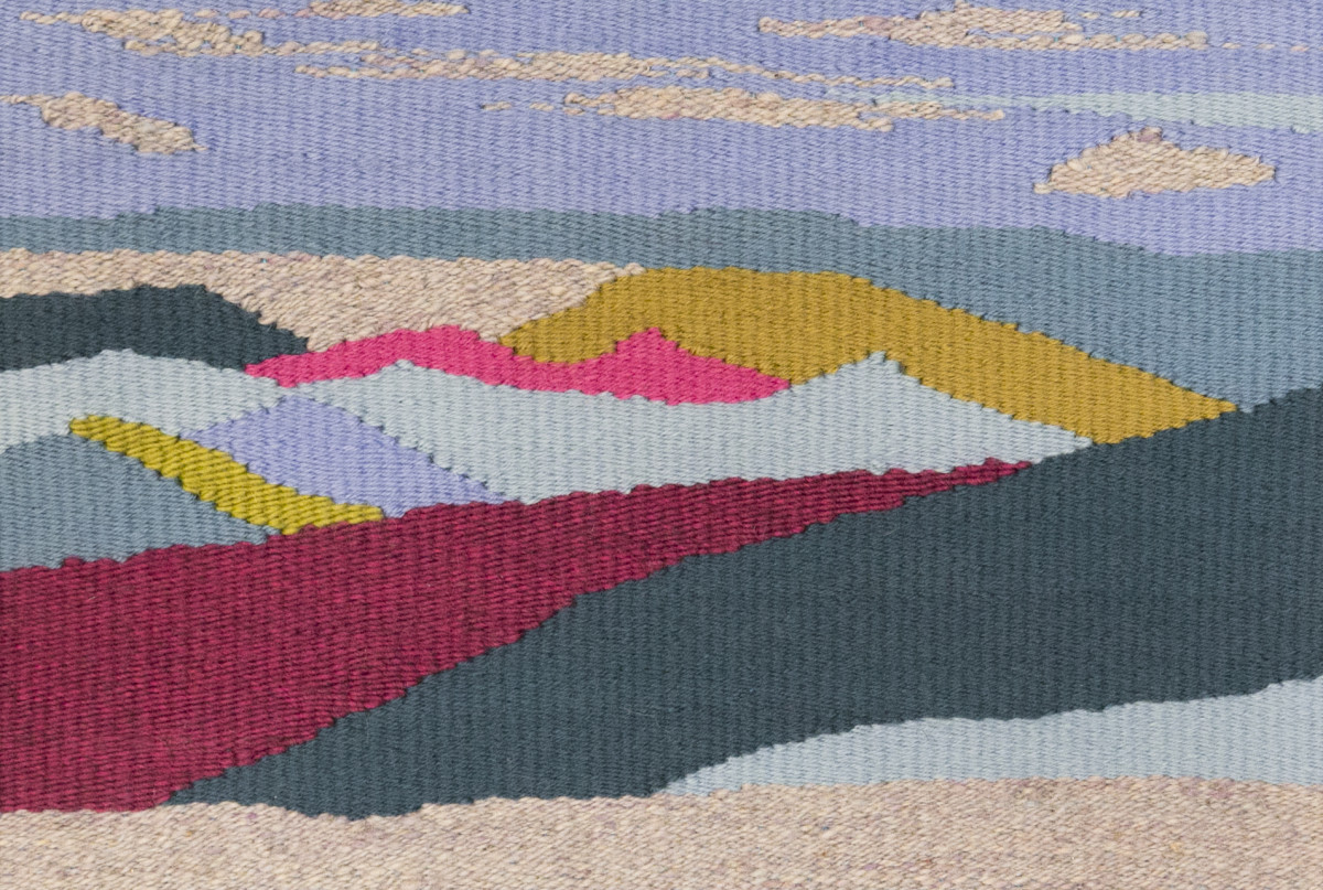 Sand Dunes Blue Tapestry by Lena Kolb 