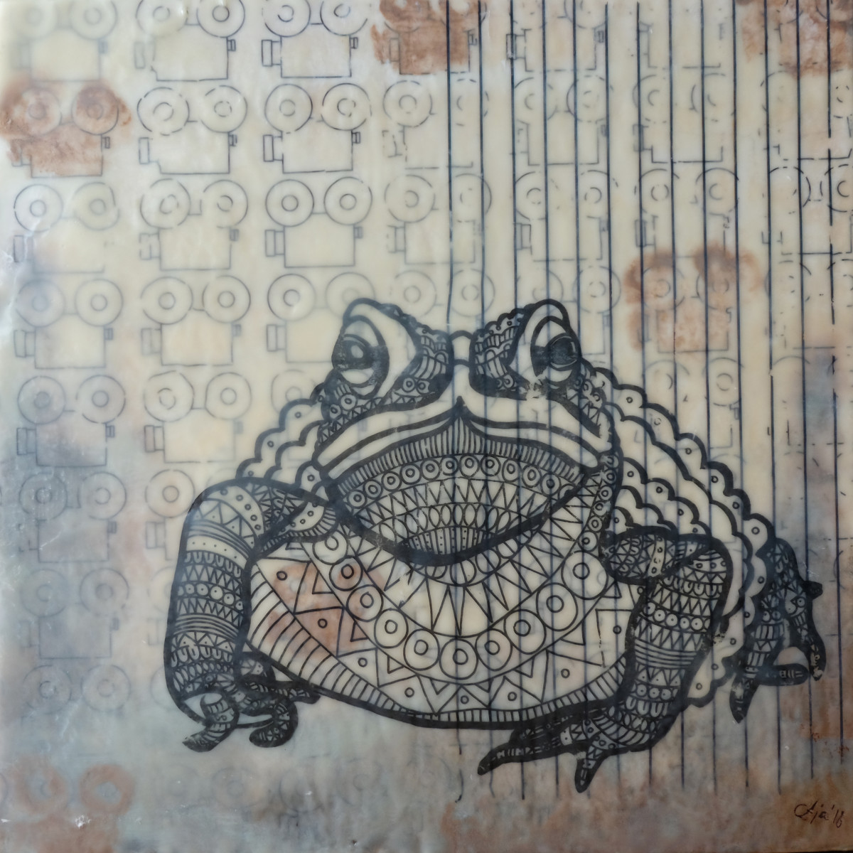 awfully scummy (not for sale) by Anja Studer 