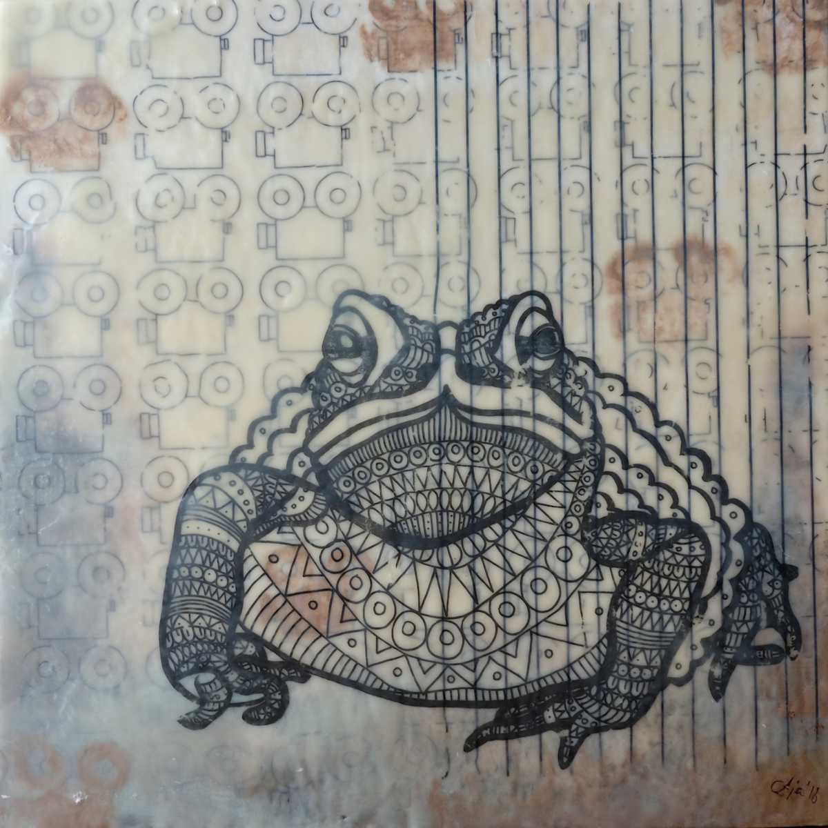 awfully scummy (not for sale) by Anja Studer, Image 1.