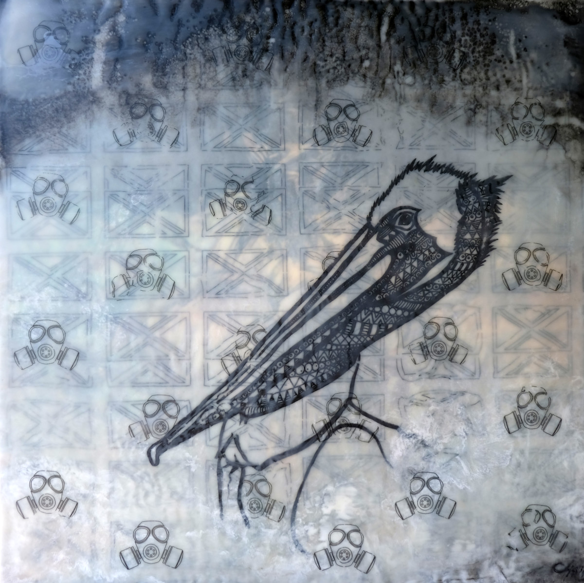 socially polluted (not for sale) by Anja Studer 