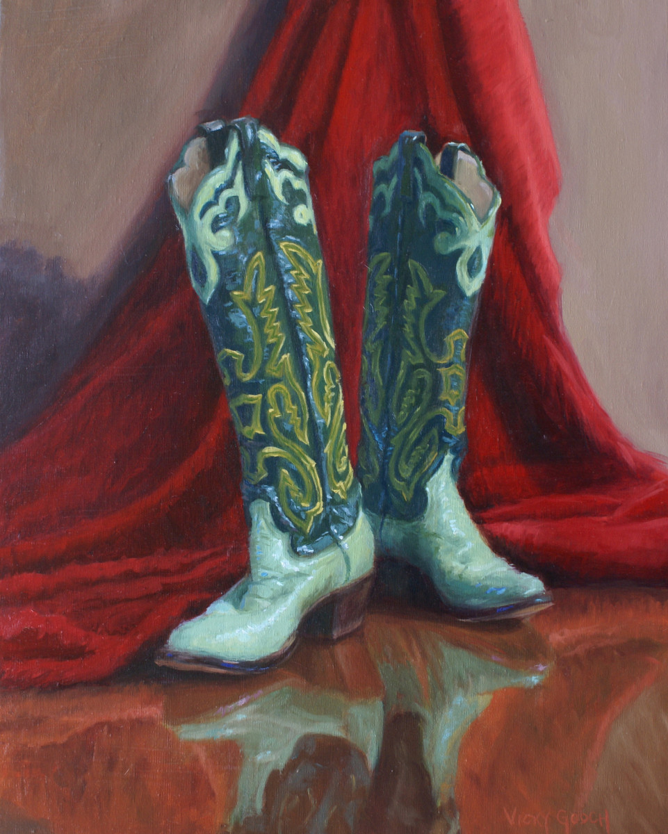 Marilyn's Dancing Boots by Vicky Gooch 