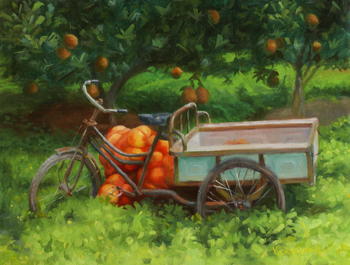 Pomelo Harvest by Vicky Gooch 