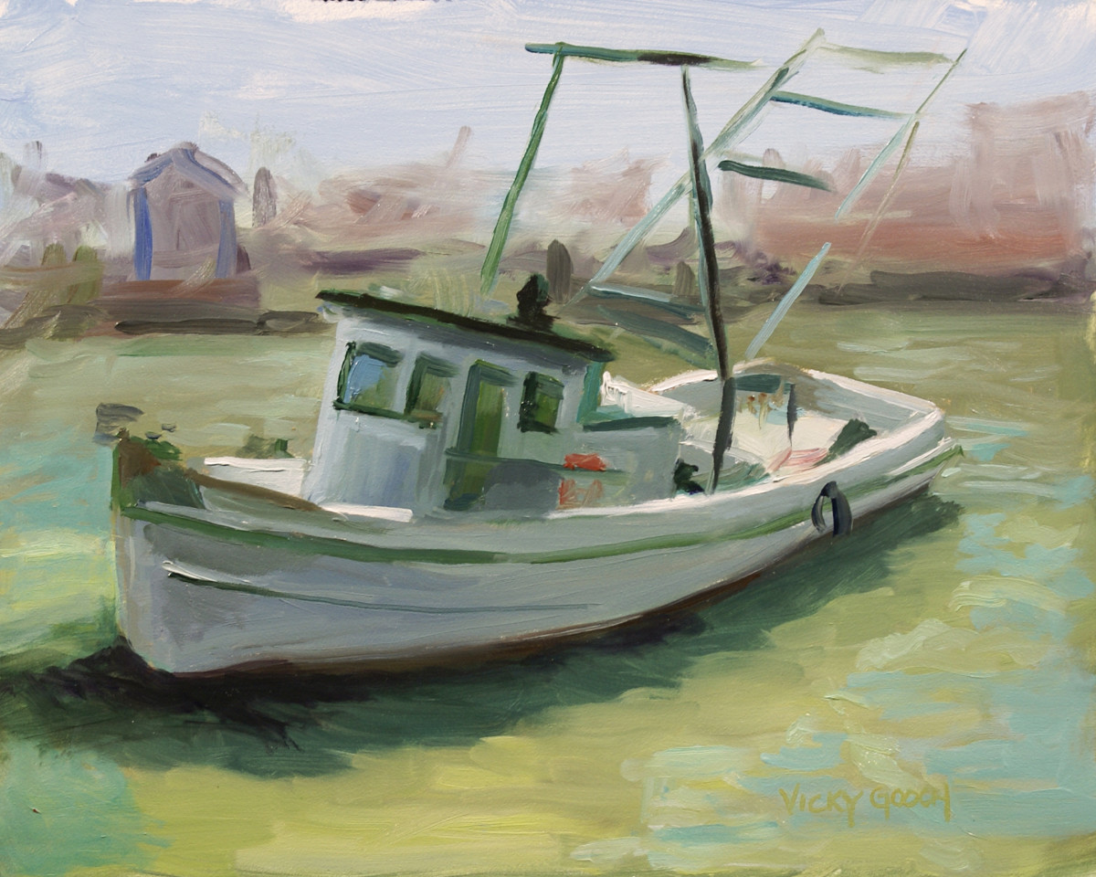 Shrimp Boat by Vicky Gooch 