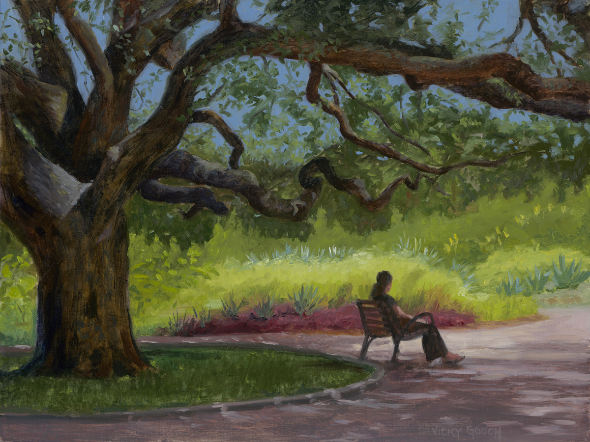 Under the Live Oak by Vicky Gooch 