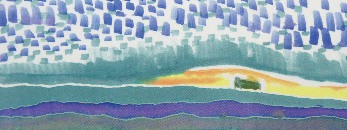 Iowa Sky - Purple by René D. Shoemaker 