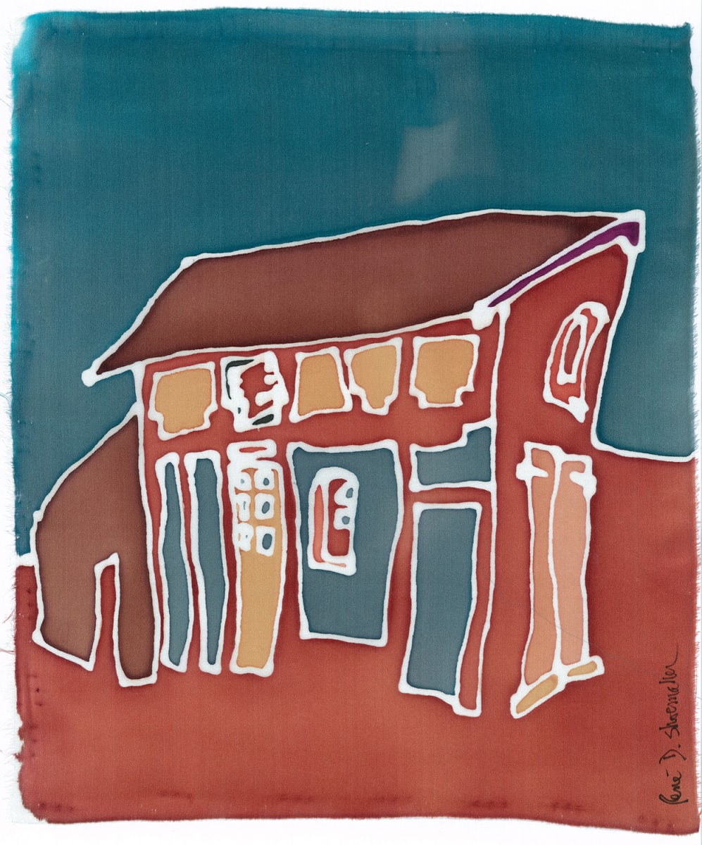 Presque la Rivière. Rue Jean Jaurès. Aubusson by René D. Shoemaker 