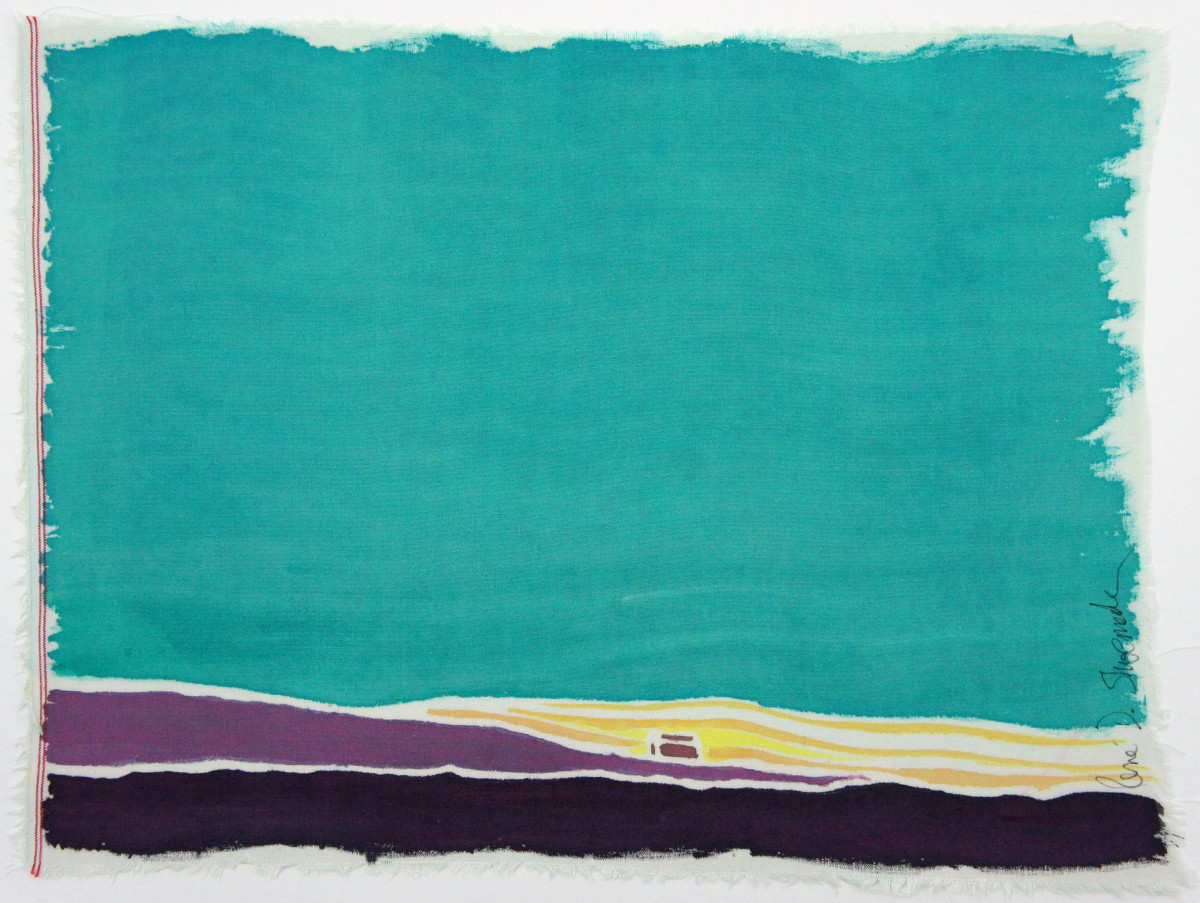 Under the vast sky - Iowa (teal) by René D. Shoemaker 