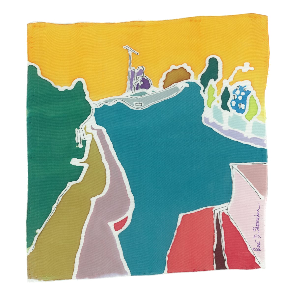 Notre-Dame Cathedral at this time. The river Seine, Paris by René D. Shoemaker 