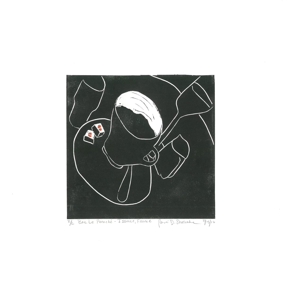 Bar Le Panache, Issoire, France 2/2 021316 by René D. Shoemaker 