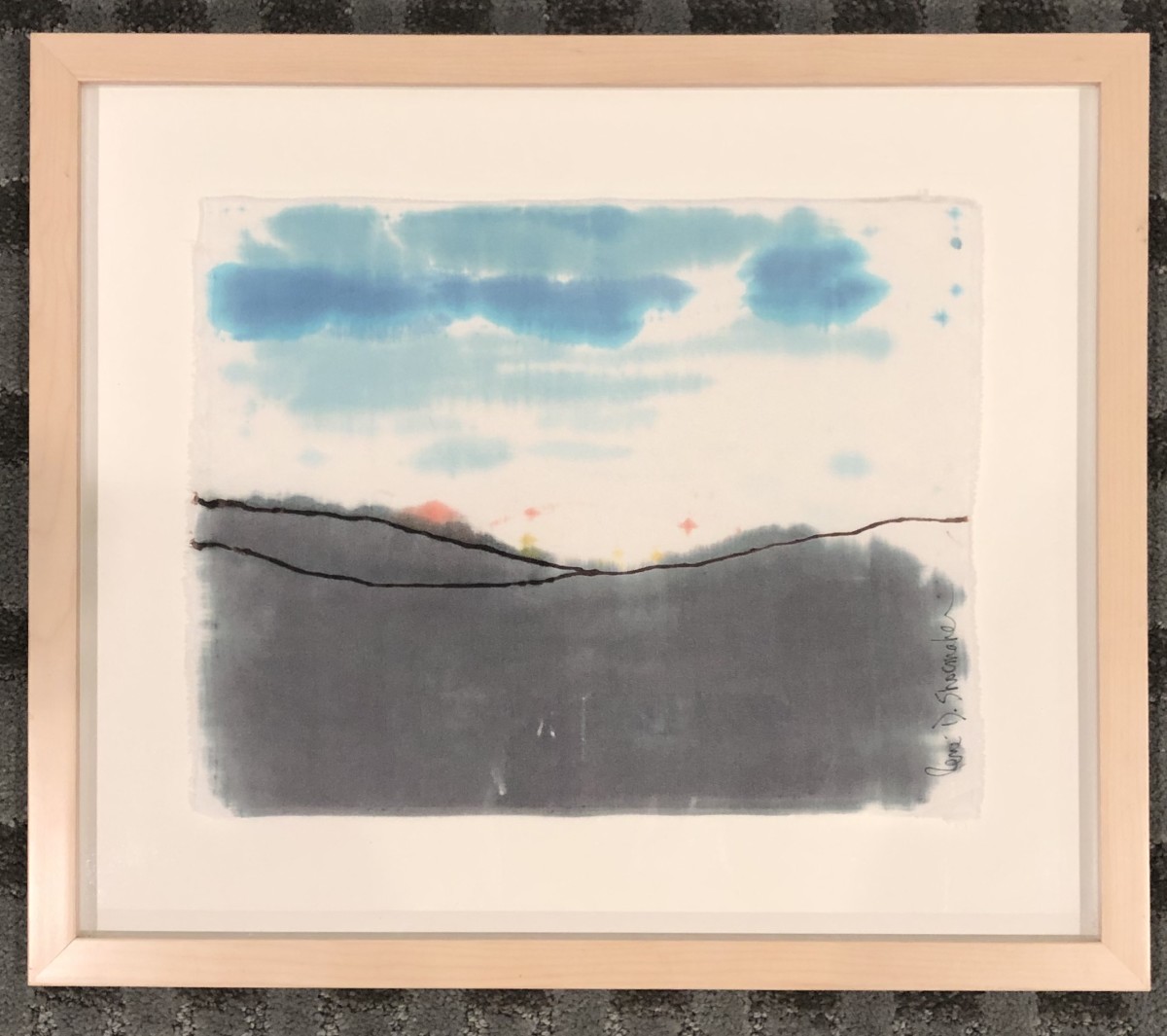 Le coucher du soleil #2 by René D. Shoemaker 