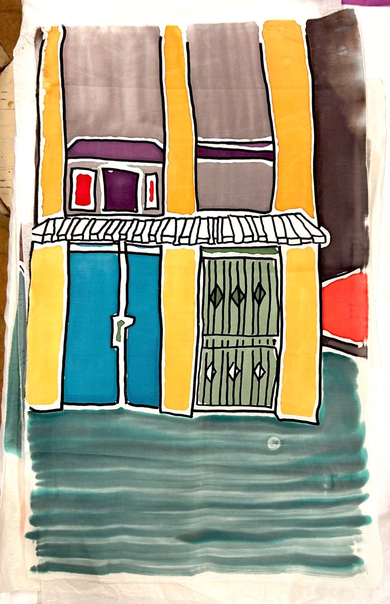 Blue Door, Laurel, MS by René D. Shoemaker, Image 1.