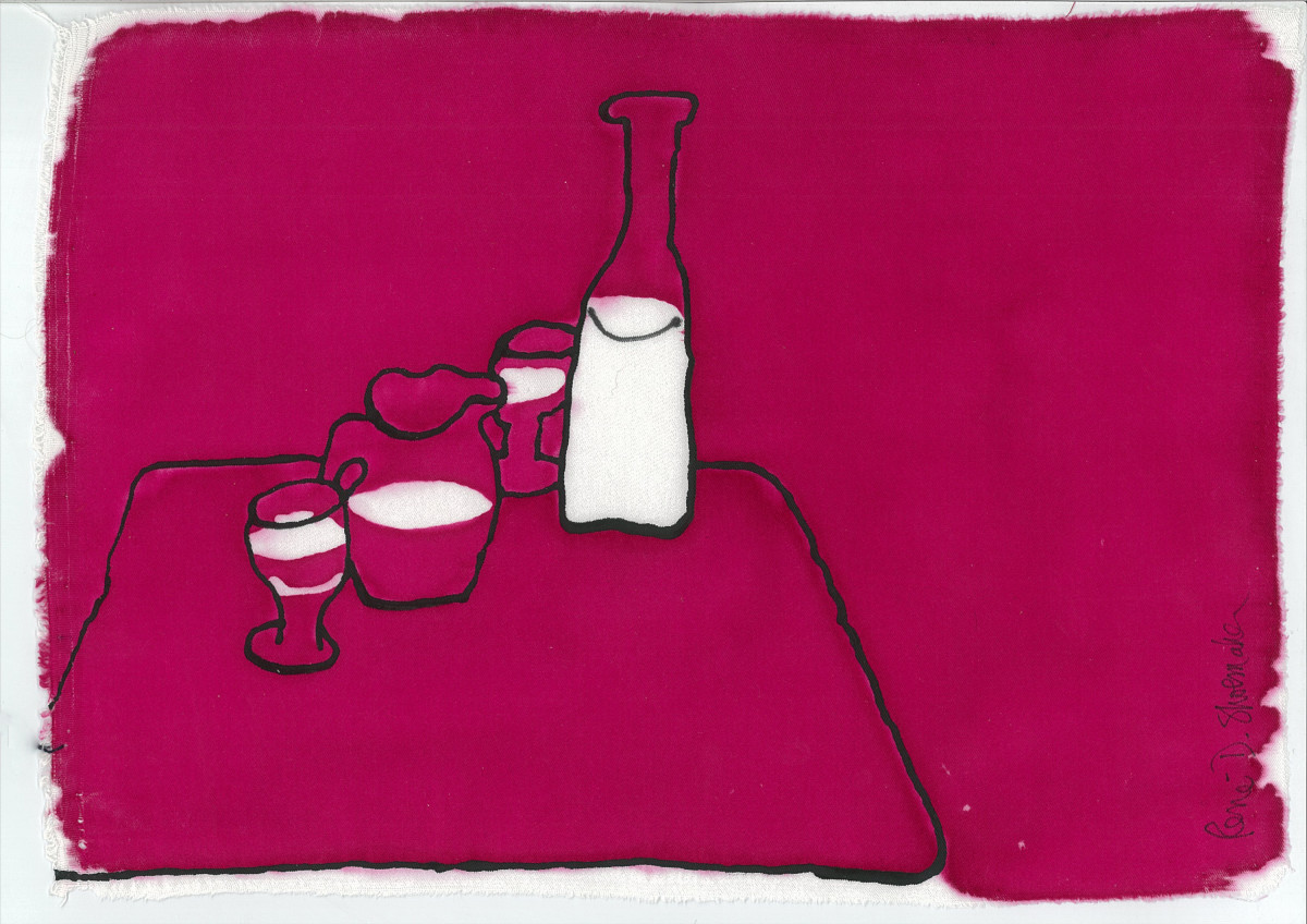 Au Café des Arts, Aubusson by René D. Shoemaker 