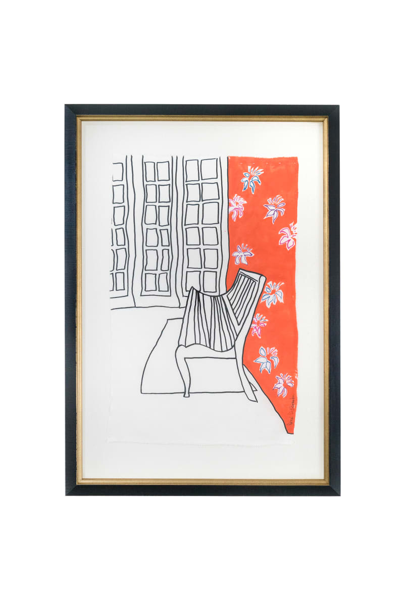 While Resting, the Flowers Arrive by René D. Shoemaker 