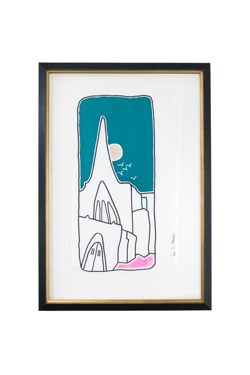 Moon Rising Over Laurel with Geese Accompaniment by René D. Shoemaker 