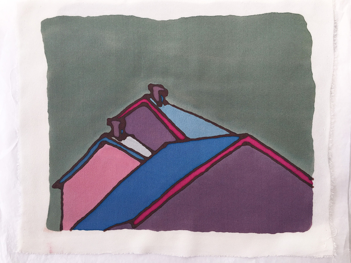 Juchefaux Rooftops 2 by René D. Shoemaker 