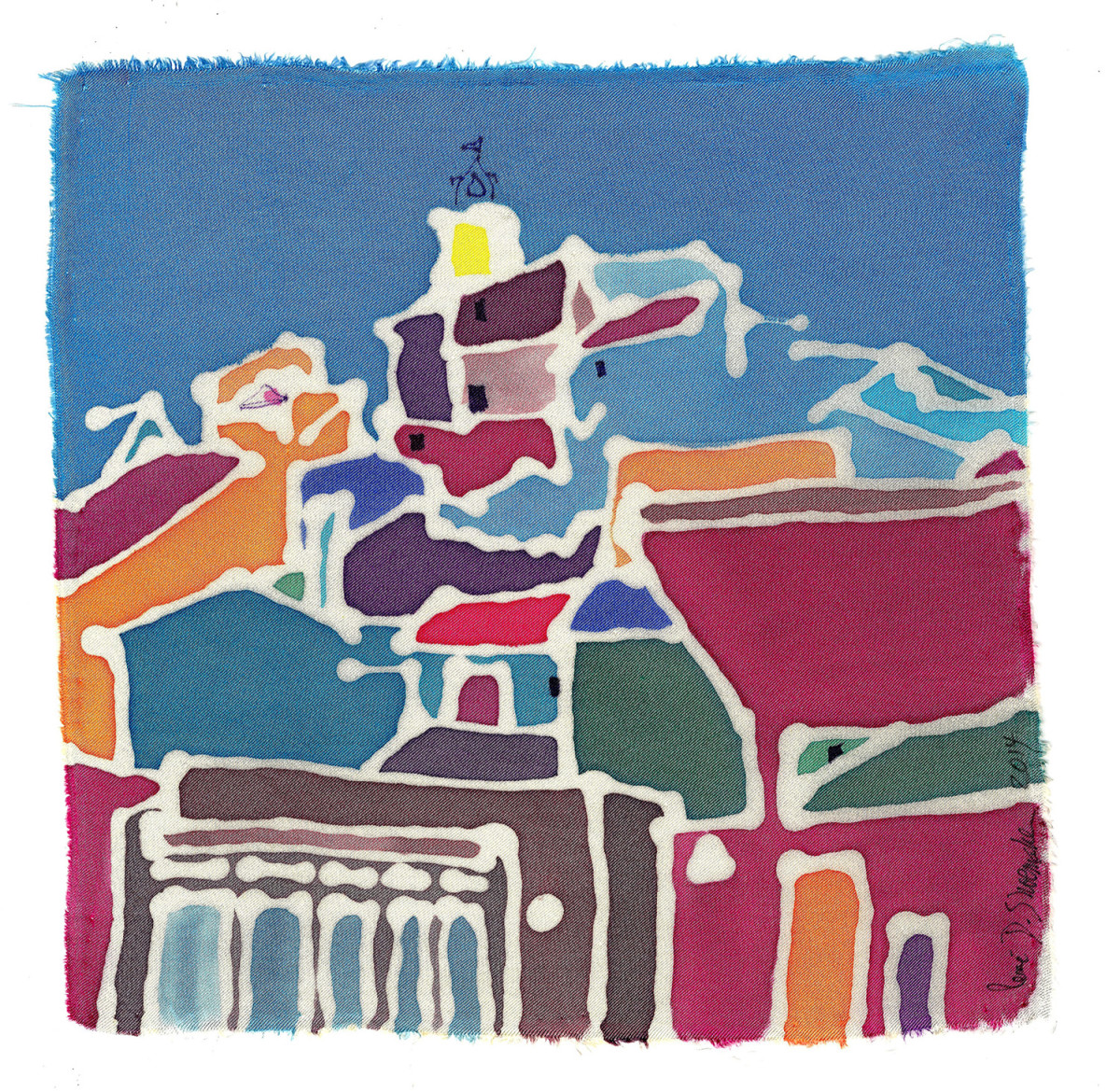 Roujan Hillside. Roujan. Languedoc-Roussillon, France by René D. Shoemaker 