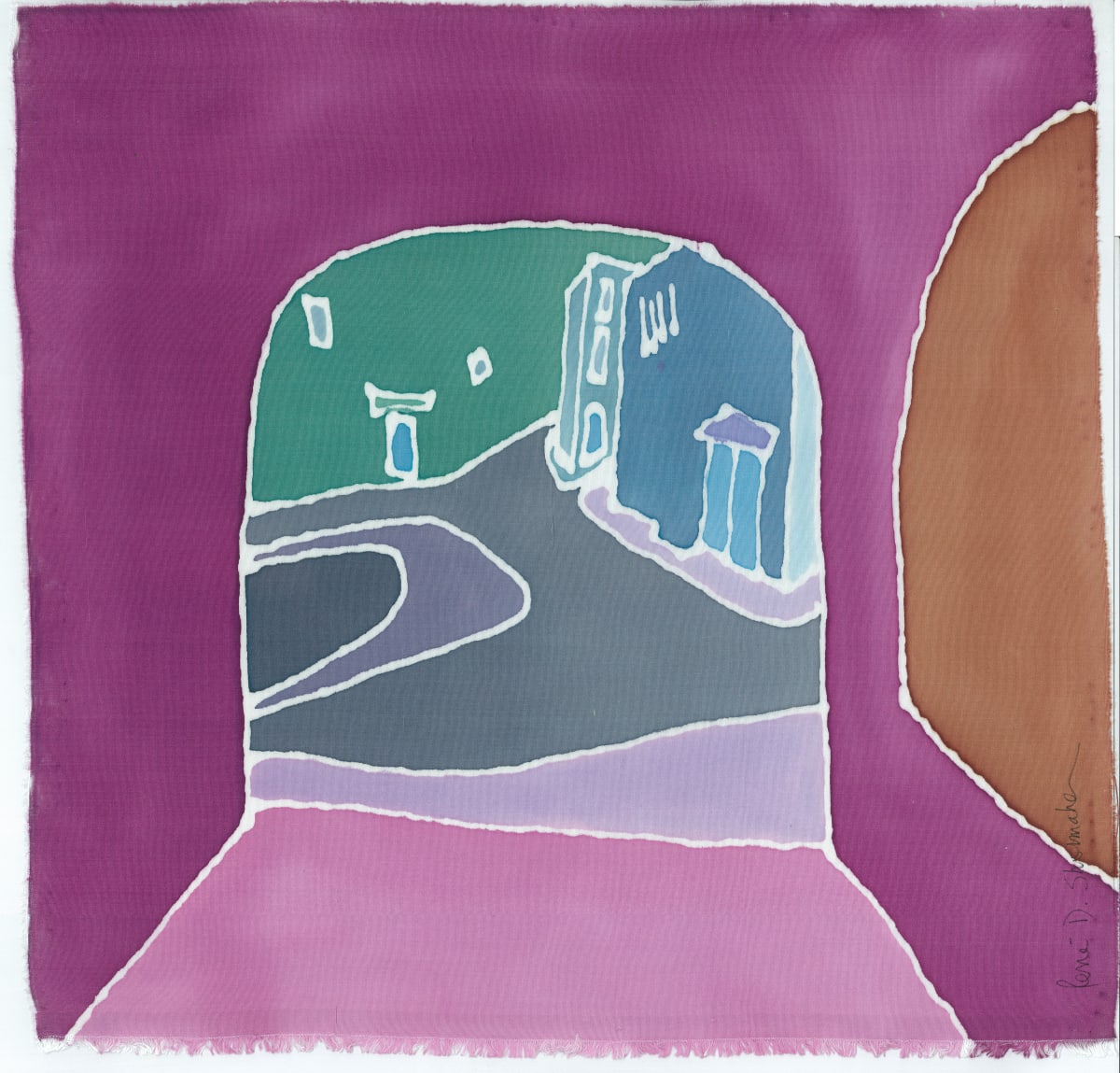 Vue de la Mediatheque, Felletin 