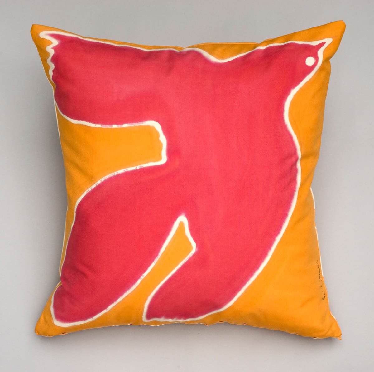 Bird Cushion:  Whip-poor-will by René D. Shoemaker 