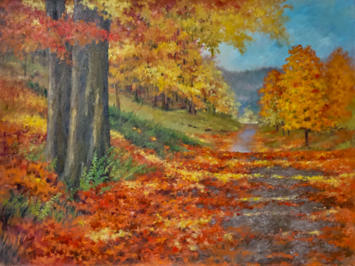 Autumn Drive by Linda Eades Blackburn 