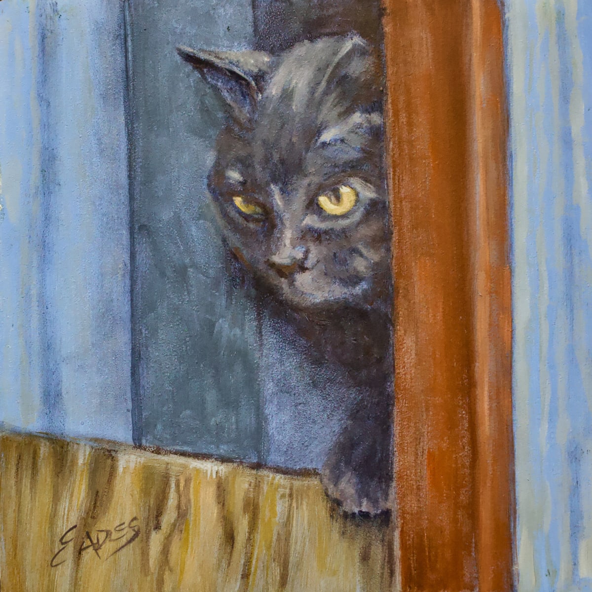 Barn Cat by Linda Eades Blackburn 