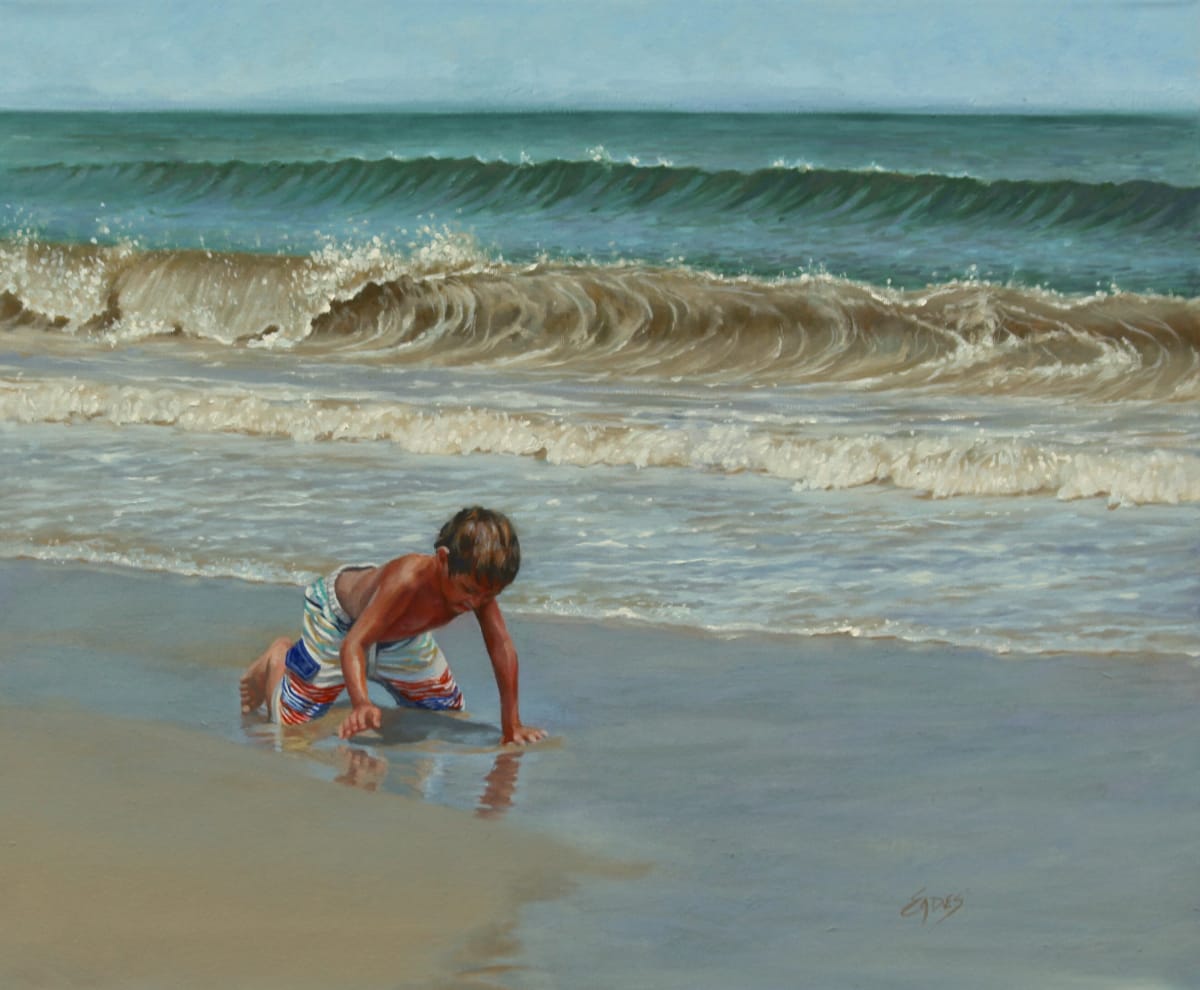 Beach Play by Linda Eades Blackburn 