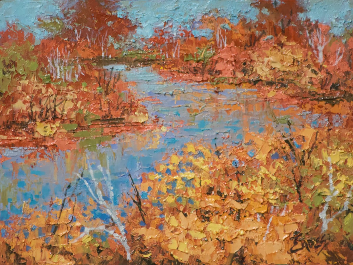 Fall on the River by Linda Eades Blackburn 