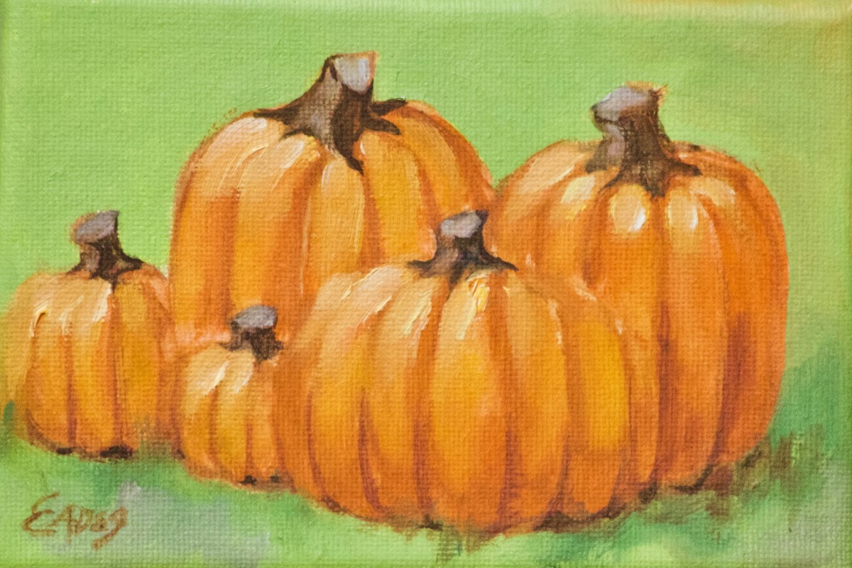 Five little Pumpkins by Linda Eades Blackburn 