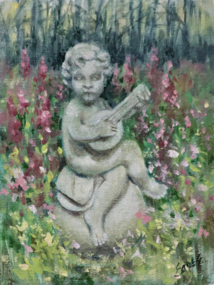 Garden Lute by Linda Eades Blackburn 