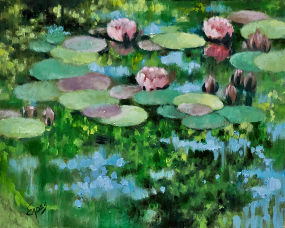 Reflections and Waterlilies 