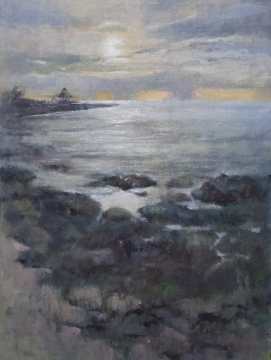Rocky Shore by Linda Eades Blackburn 