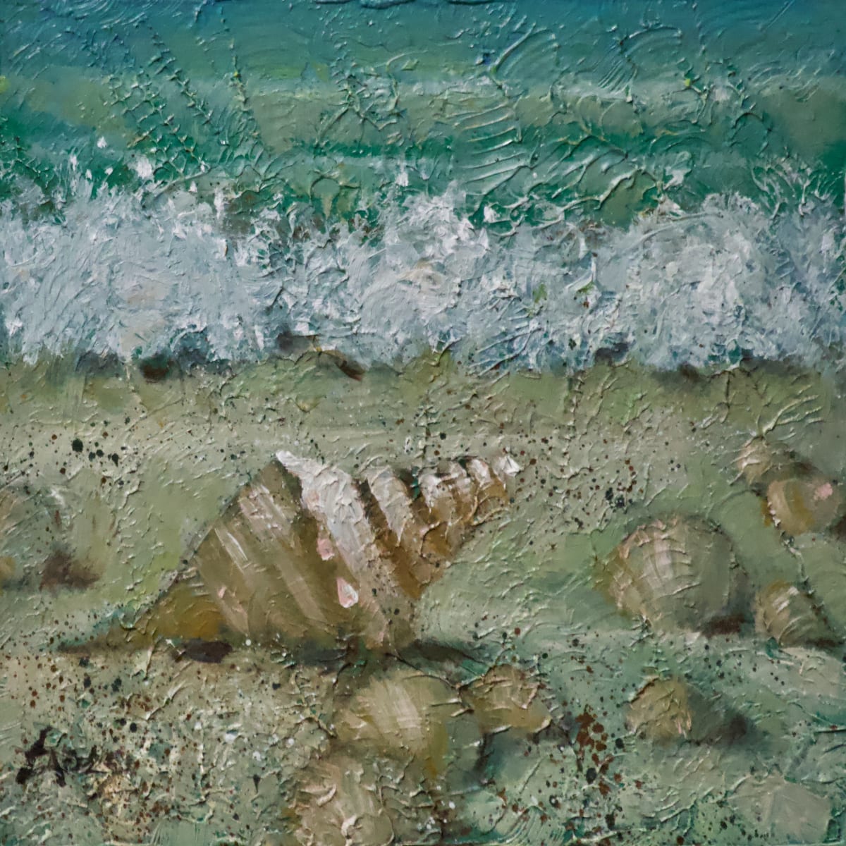 Sea Shells by the Sea Shore by Linda Eades Blackburn 