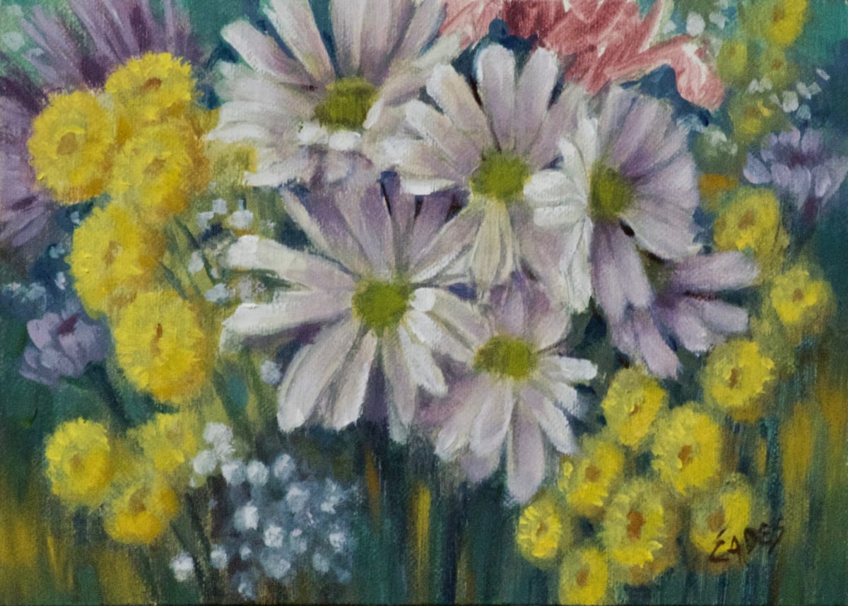Spring Flowers by Linda Eades Blackburn 