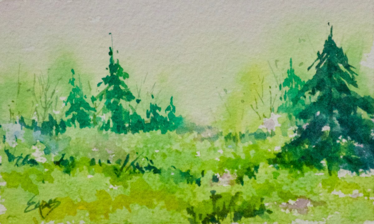 Spring Meadow by Linda Eades Blackburn 
