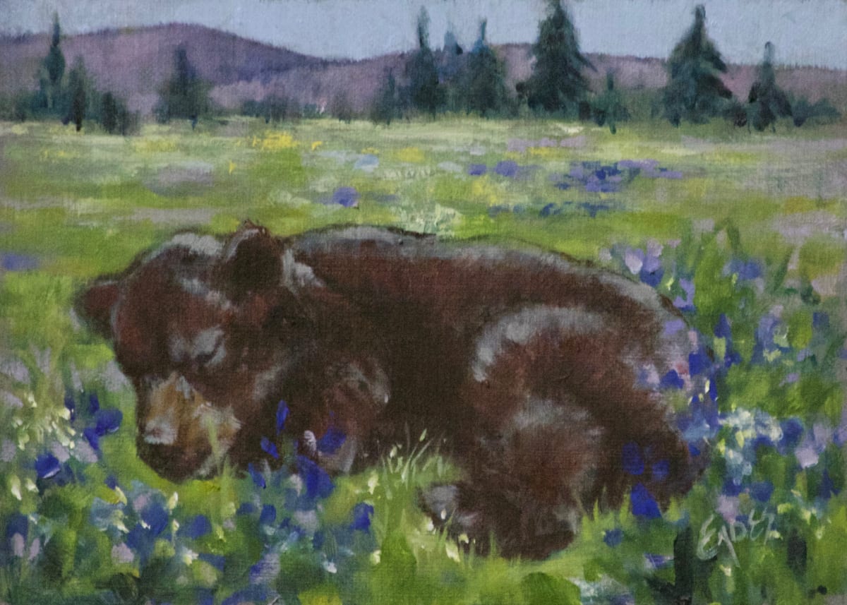 Spring Nap in the Meadow by Linda Eades Blackburn 