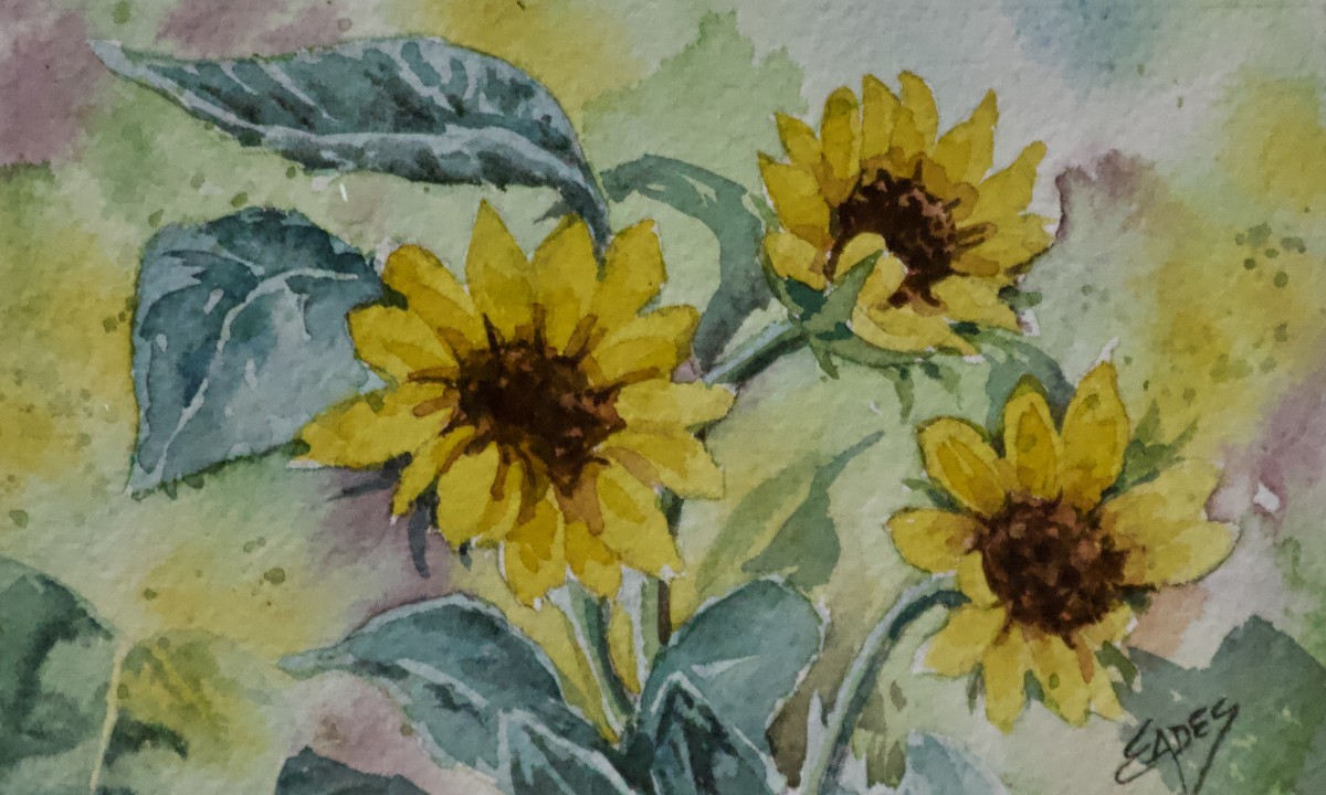 Sunflower Fun by Linda Eades Blackburn 