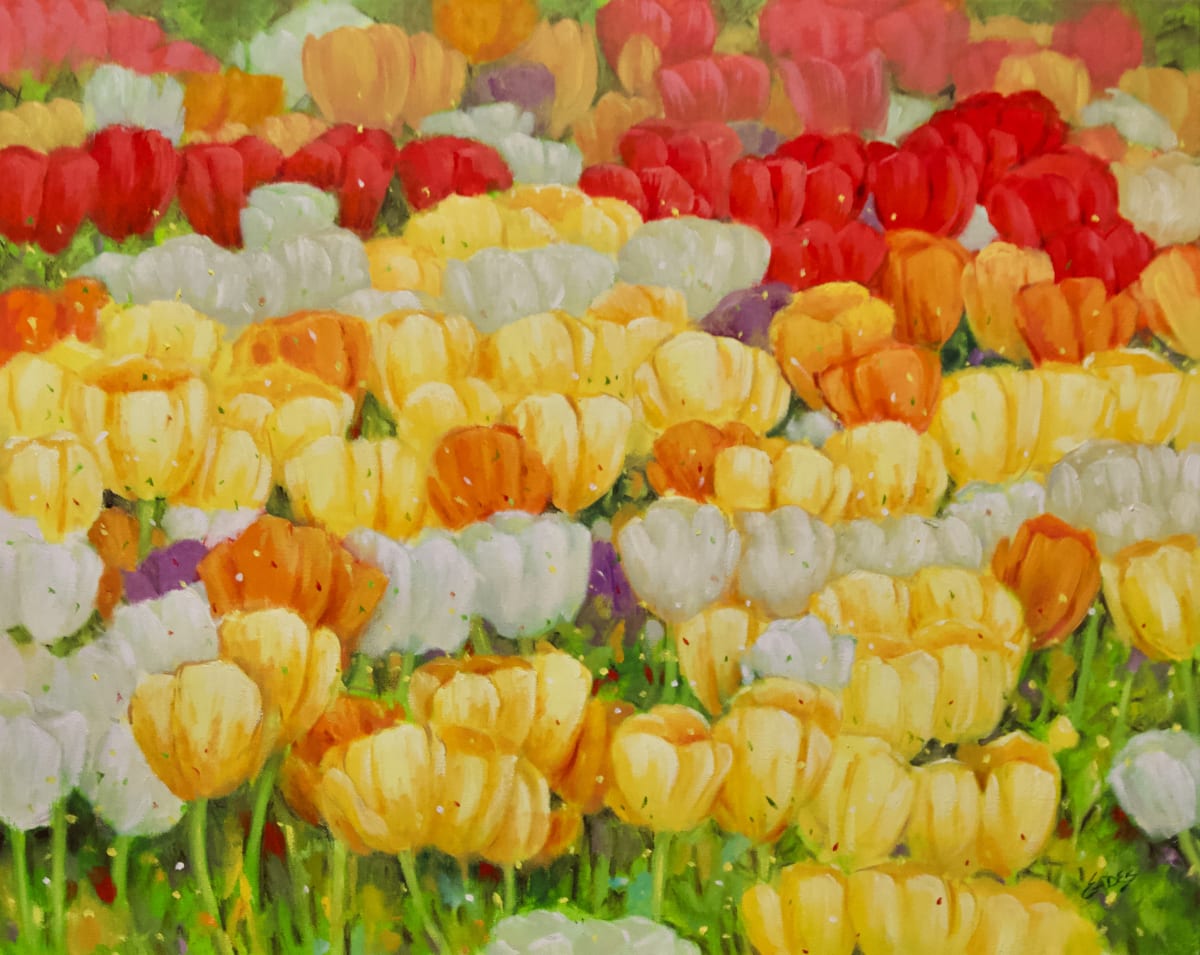 Tulips Galore by Linda Eades Blackburn 