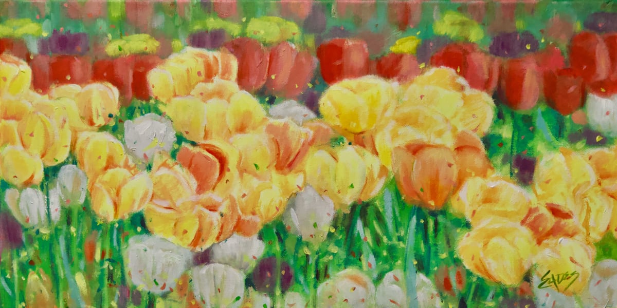 Tulips II by Linda Eades Blackburn 