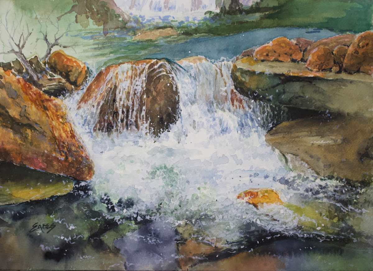 Two Falls WC by Linda Eades Blackburn 