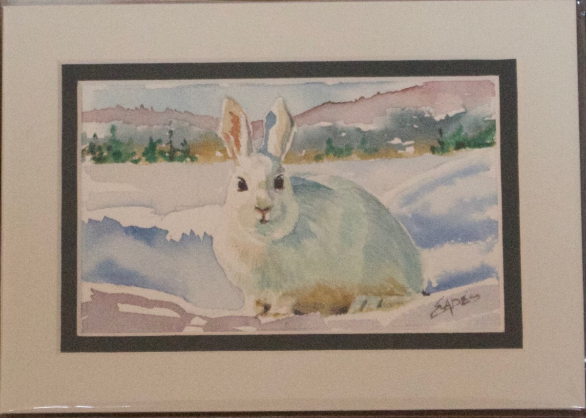 White Bunny by Linda Eades Blackburn 