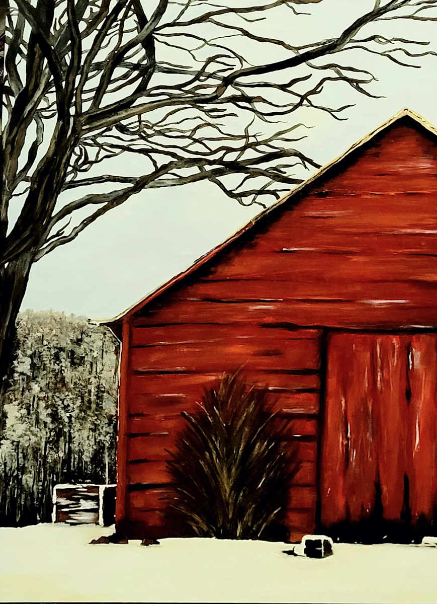 Winter Barn by Toni Johnson, Image 1.