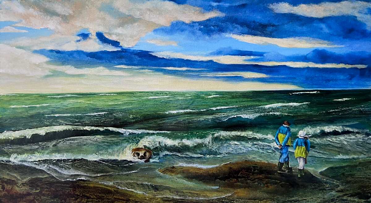 Oostzee - Avondwandeling by Joke Meeüse - DIMORF, Image 1.