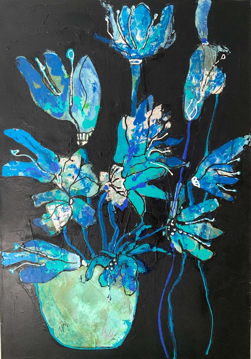 bouquet  bleu by VOLSY, Image 1.