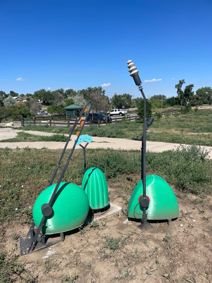 Cacti and Mechanical Meadow by Andrew Woodard 