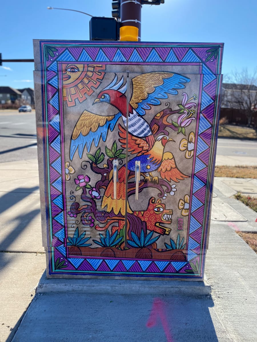 Pajaros Sobre Amate by Marco Garcia 