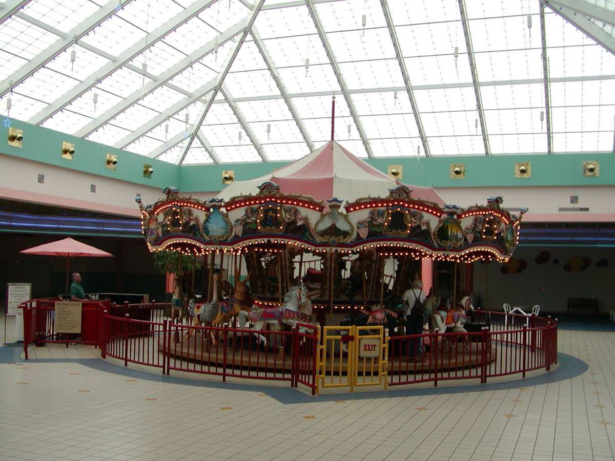 Frank Newton Carousel  Image: Carousel in original Bigg's Hypermarket location