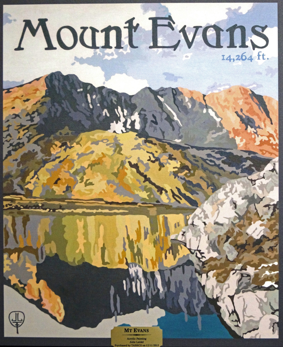 Mount Evans by Julie Leidel 