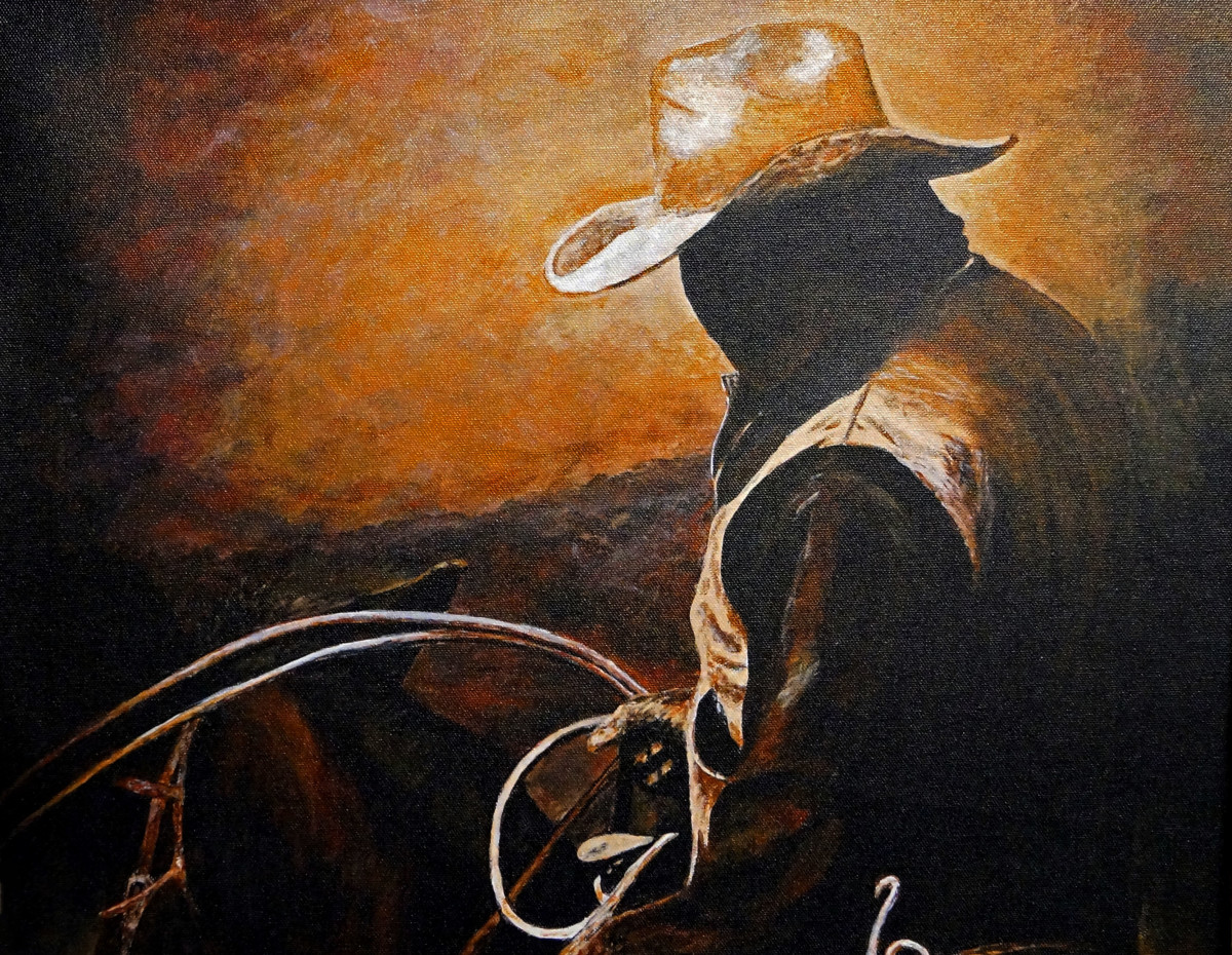 Calf Roper by Richard Wilcox 