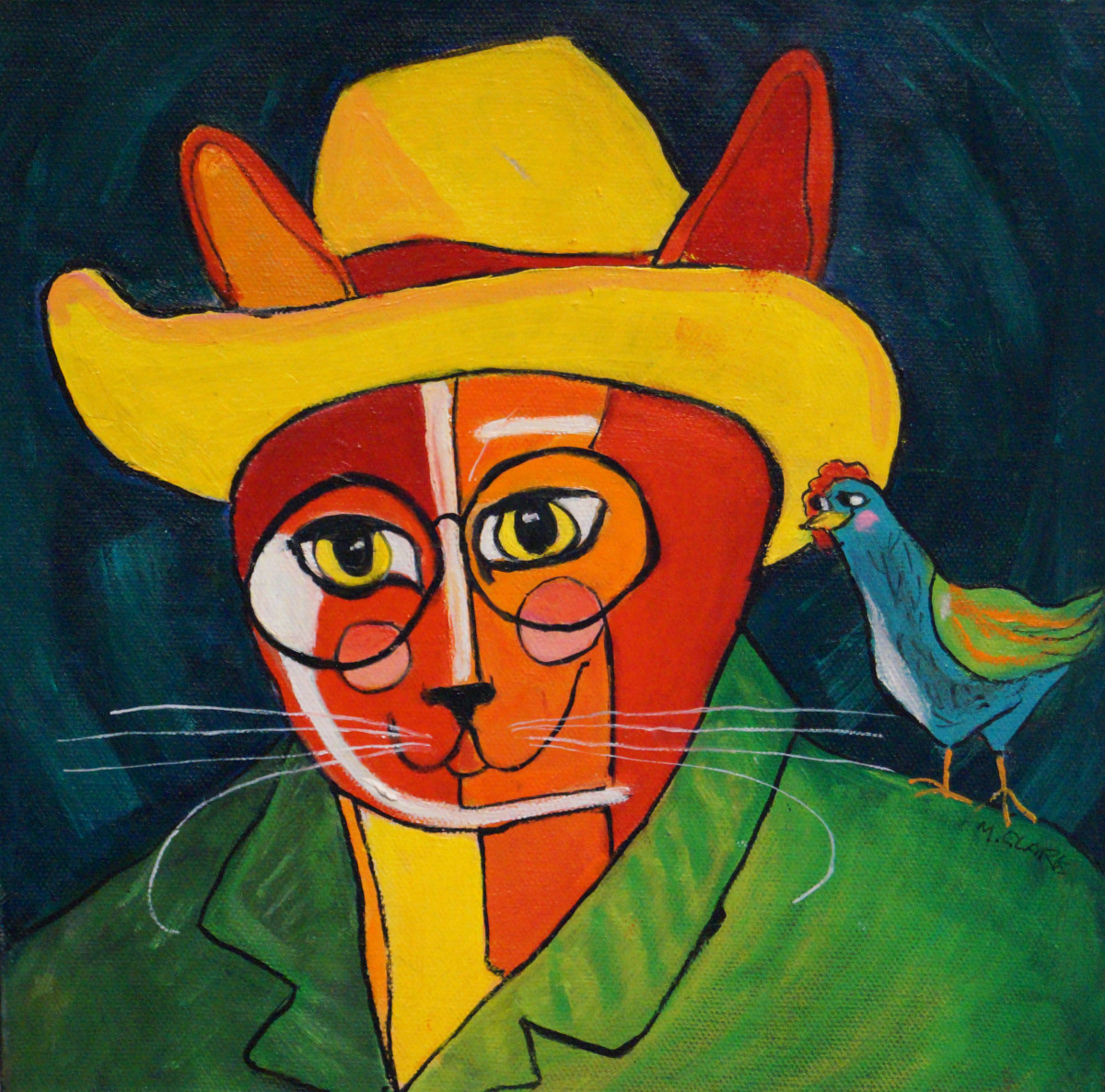 Cowboy Joe & Peaches by Mary  Clark  