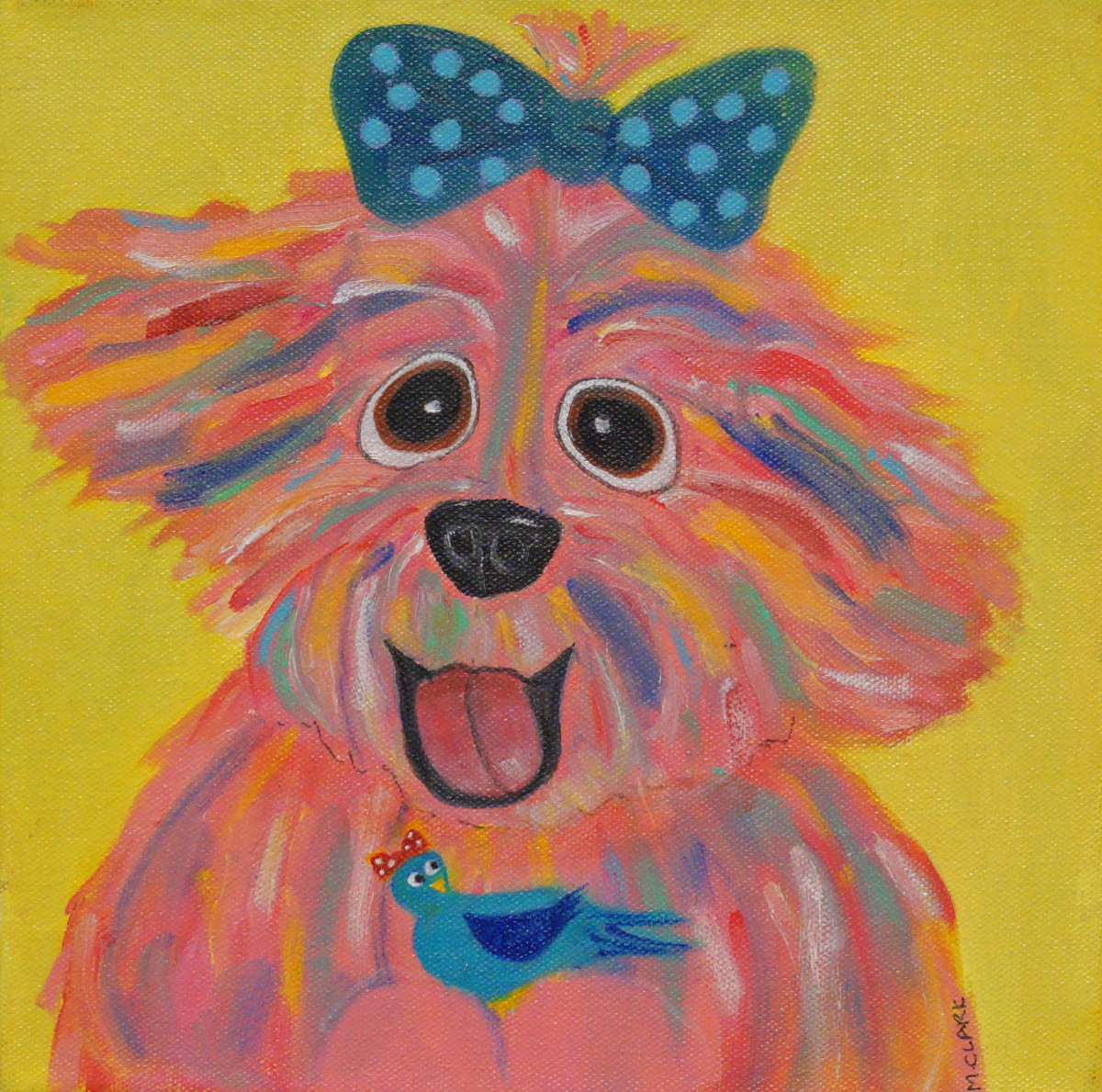 Yancy Yorkie by Mary  Clark  